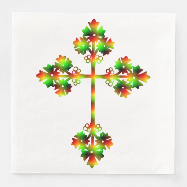SERVIETTES JETABLES CROIX DE FANCY (Devant)