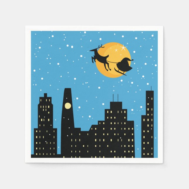 Serviettes Jetables Dans la nuit (Devant)