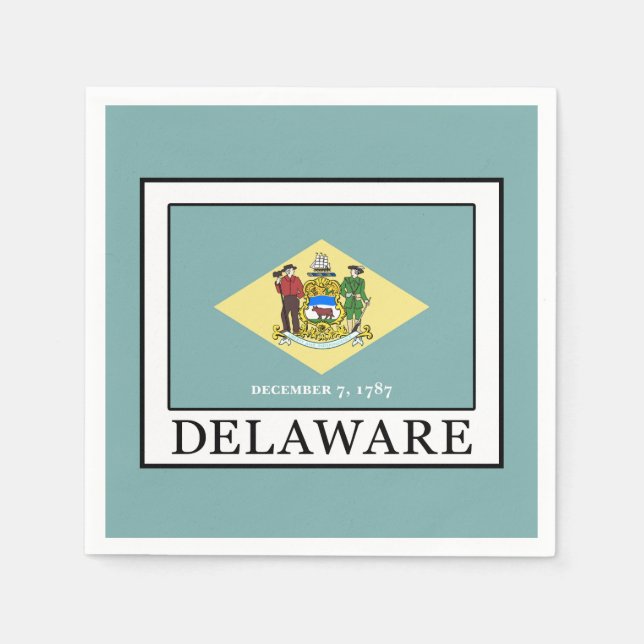 Serviettes Jetables Delaware (Devant)