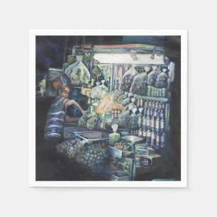 Serviettes Jetables Déplacé l'objectif, Singapour