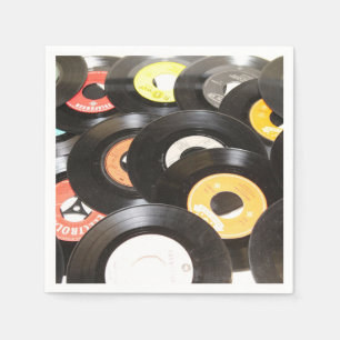 Serviettes Jetables Disques du cru 45rpm
