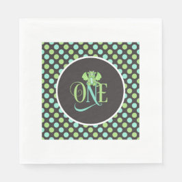 Serviettes Jetables Dragon 1er Anniversaire serviettes - ONE