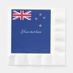 Serviettes Jetables Drapeau de la Nouvelle Zélande