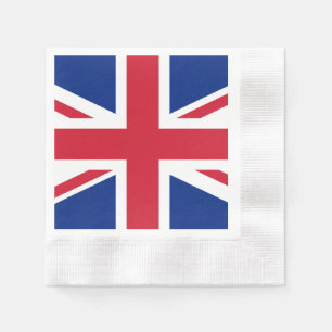 Serviettes Jetables Drapeau du Royaume-Uni