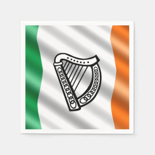Serviettes Jetables Drapeau irlandais