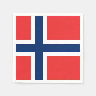 Serviettes Jetables Drapeau norvégien