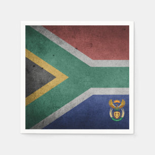 Serviettes Jetables Drapeau sud-africain