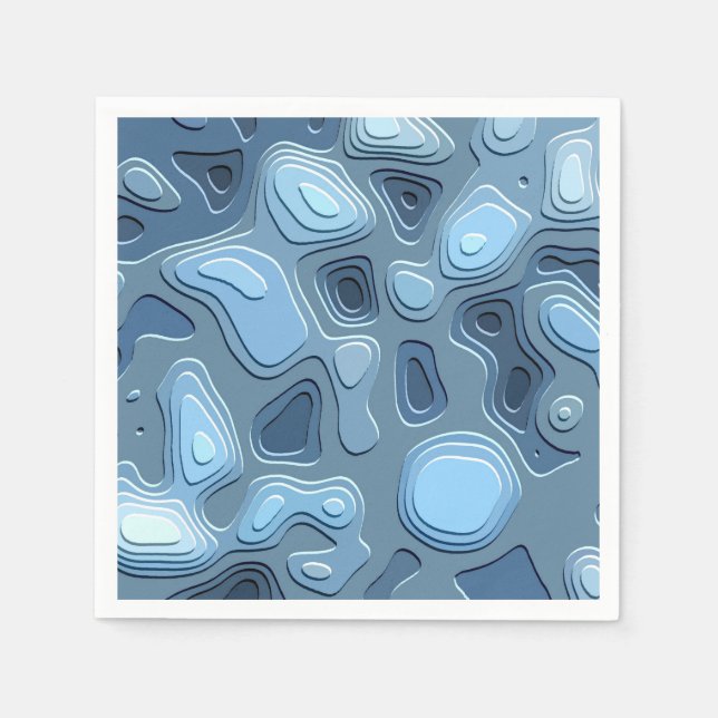 SERVIETTES JETABLES EAU (Devant)