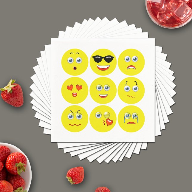 Serviettes Jetables Emojis (Créateur téléchargé)