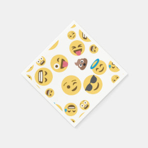 Serviettes Jetables Emojis fol