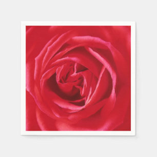 Serviettes Jetables Empreinte rouge