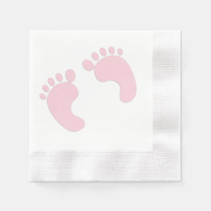 Serviettes Jetables Empreintes bébé Papier Napkin
