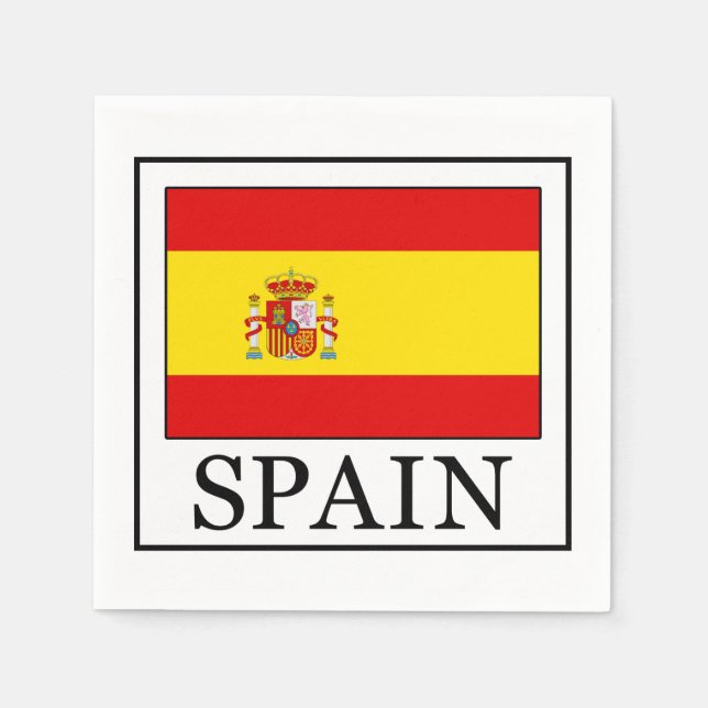 Serviettes Jetables Espagne (Devant)