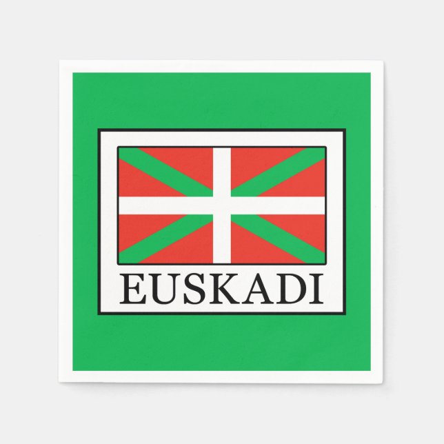 Serviettes Jetables Euskadi (Devant)