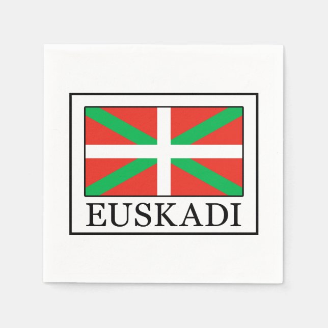 Serviettes Jetables Euskadi (Devant)