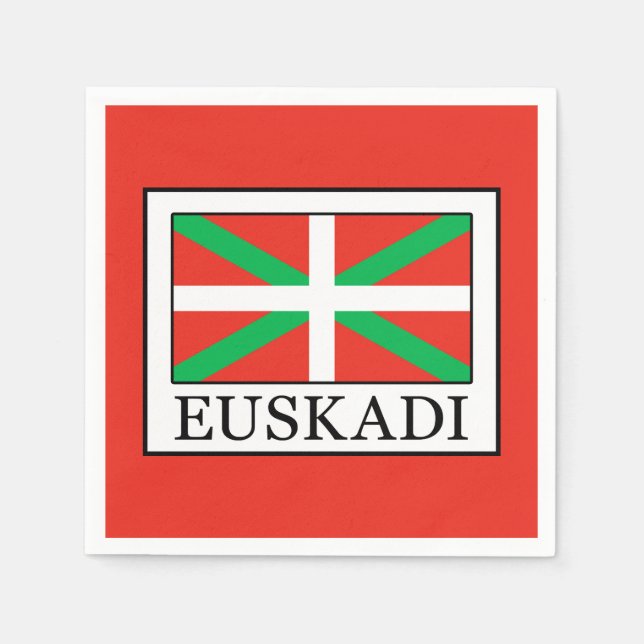 Serviettes Jetables Euskadi (Devant)