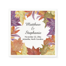 Fête des mariées de Mariage d'automne Rustic Tree