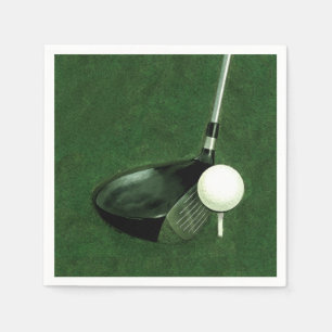 Serviettes Jetables Fête d'événement de golf