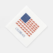 Fêter le homard du drapeau américain
