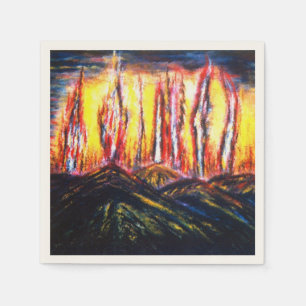 Serviettes Jetables Feux de fourrage