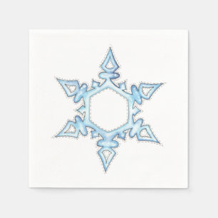 Serviettes Jetables Flèche de neige