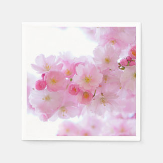 Serviettes Jetables Fleur de cerisier japonaise