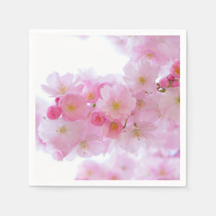 Serviettes Jetables Fleur de cerisiers japonais