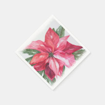 Fleur de Noël Rouge Poinsettia