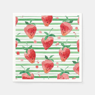 Serviettes Jetables Fraise