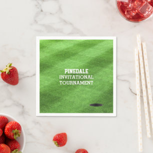 Serviettes Jetables Golf Turf Personnalisé