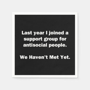 Serviettes Jetables Groupe antisocial