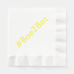 Serviettes Jetables Hashtag Mariage Engagement Dîner de fête Napkins