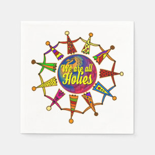 Serviettes Jetables holiES - NOUS SOMMES TOUS DES VACANCES + votre bac