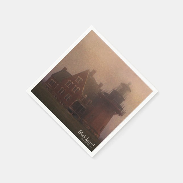 Serviettes Jetables Île Block (Coin)