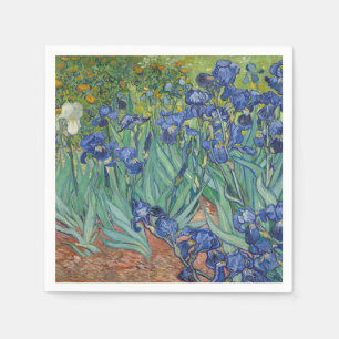 Serviettes Jetables Irises par Vincent Van Gogh