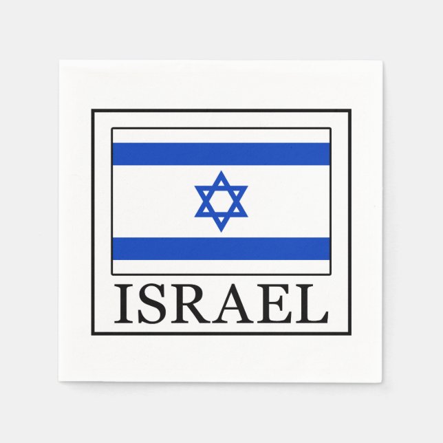 Serviettes Jetables Israël (Devant)