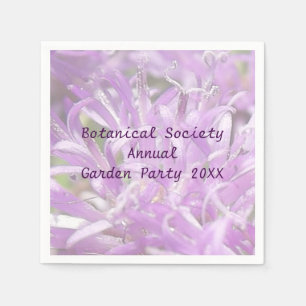Serviettes Jetables Jolie Lavande Fleurs Sauvages Garden Party