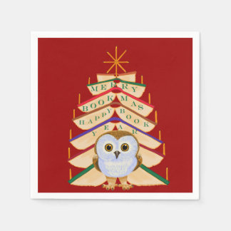 Serviettes Jetables Joy Bookmas