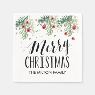 Serviettes Jetables Joyeuse collection de baie