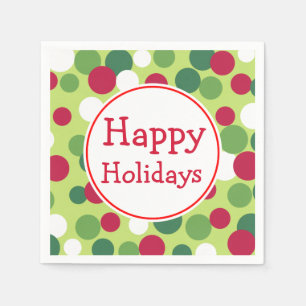 Serviettes Jetables Joyeuses serviettes de vacances