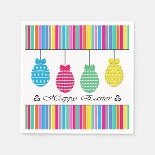 Serviettes Jetables Joyeux Pâques