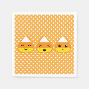 Serviettes Jetables Kawaii Candy Corn Napkins