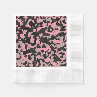 Serviettes Jetables Kitty Camo