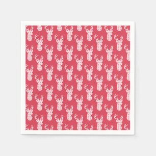 Serviettes Jetables Knit d'hiver Reinder Papier Naples