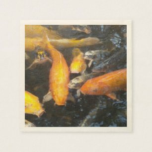 Serviettes Jetables Koi