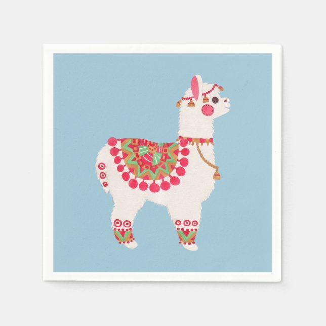 Serviettes Jetables L'Alpaca (Devant)