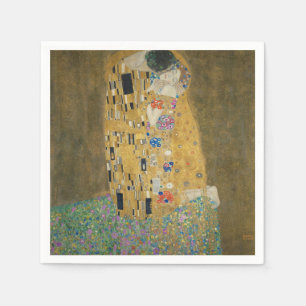 Serviettes Jetables Le baiser - Gustav Klimt
