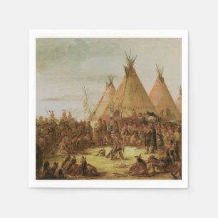 Serviettes Jetables Le Conseil de guerre de Sioux