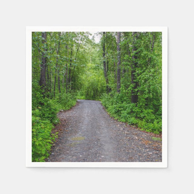 Serviettes Jetables Le paradis vert (Devant)