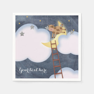 Serviettes Jetables Livre d'histoires pour Baby Shower Comptine Fête p